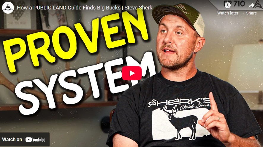 How a PUBLIC LAND Guide Finds Big Bucks — Featuring Steve Sherk